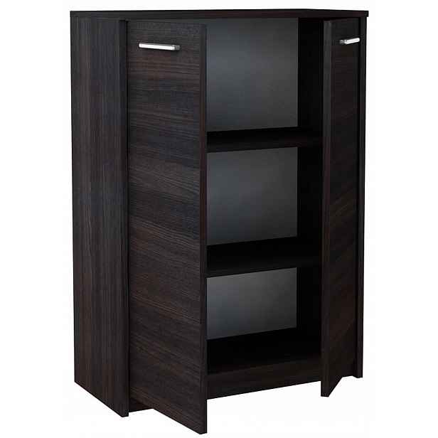 Komoda skříňka Bodo 2D2P Wenge venge kancelářský regál Ufc