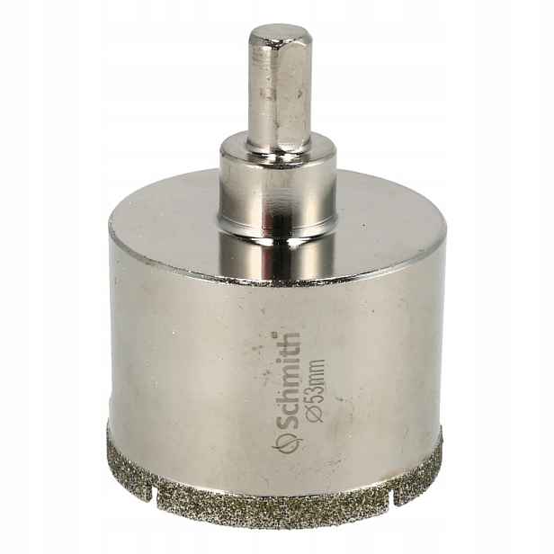Korunkový Vrták diamantová vrták s korunkou 53 mm pro gres glazury betonu Schmith