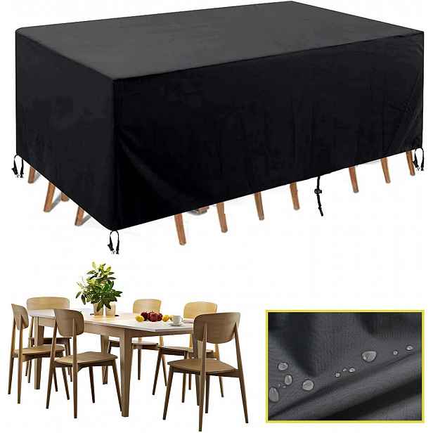 Obal na zahradní nábytek pro židle a stůl, voděodolná plachta 230×165 cm