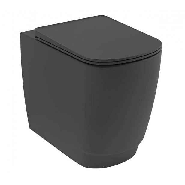 Kludi Resa S - Stojící WC, vario odpad, Rimless, Spiralflush, matná černá 27WCB0339