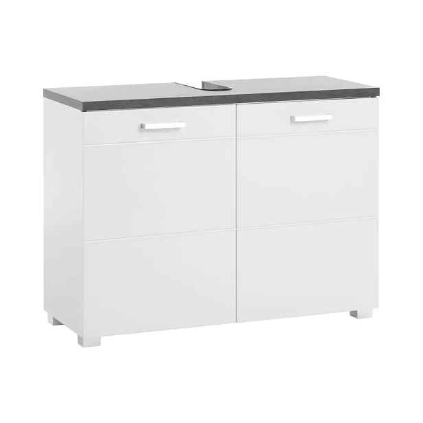 Idea Skříňka pod umyvadlo 2 dveře PRAYA 74 bílá/beton