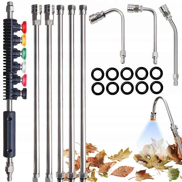 Lanka Prodlužovací Pro Karcher Sada 6 Trysek 4000PSI Pro Střechy Fasádních Oken