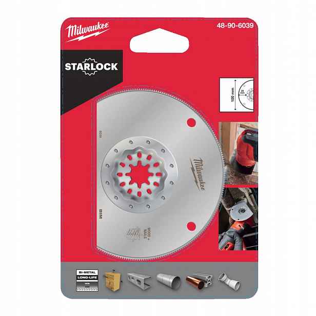 Milwaukee Mt Pilový List Plochý Segmentový Bimetalový 100 x 28 mm ME48906039