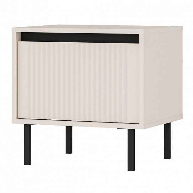 Selsey NOČNÍ STOLEK Osaka pískově béžová 52 cm