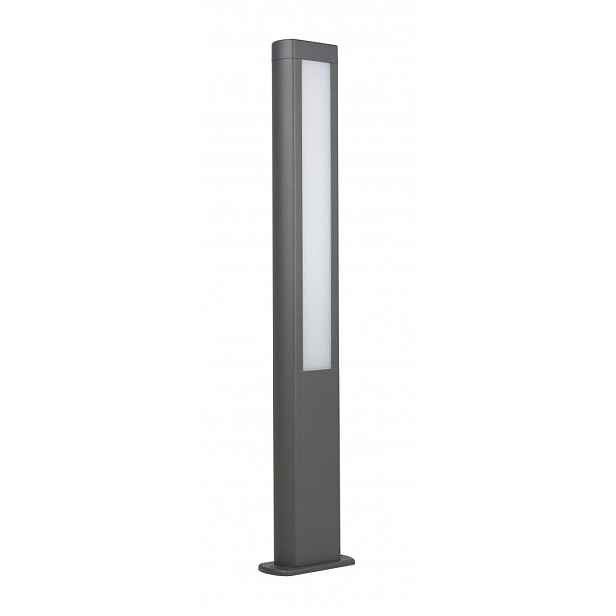 Venkovní Led osvětlovací sloupek moderní, tmavě šedý 80 cm Su-ma