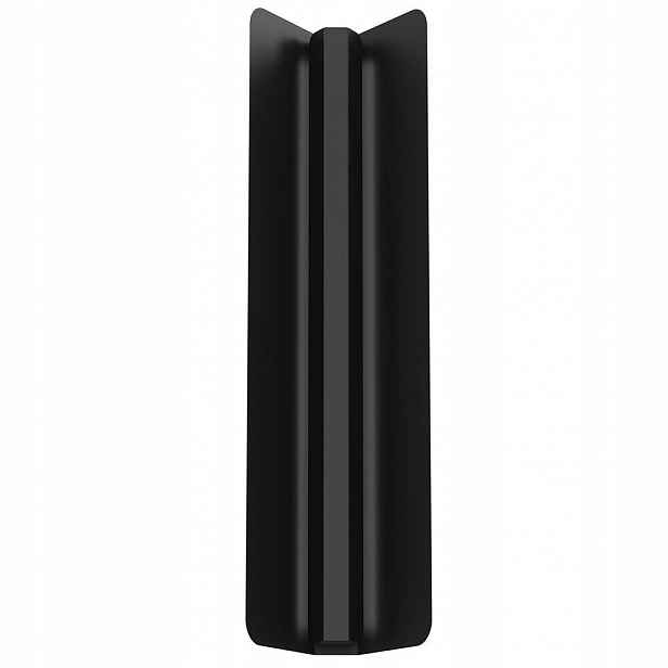 Černá nástěnná lampa Agrola 4006 Antigo
