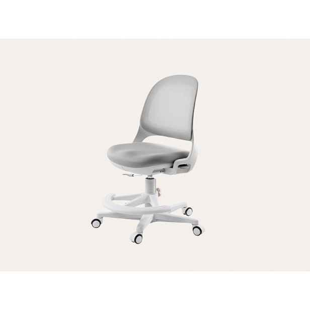 eliNeli Dětská ergonomická židle Ella - šedá