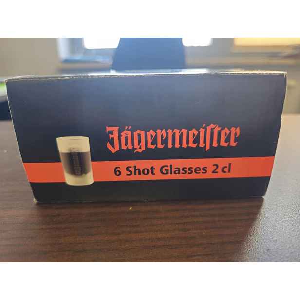 Jagermeister Bílé Mražené Skleničky Sada 6 Kusů Lovecký Lovec Akce 20