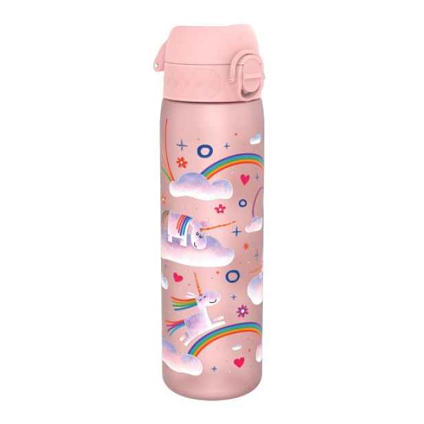 "Slim" láhev na vodu pro děti, recyclon™, 500 ml, Unicorn Rainbows - I