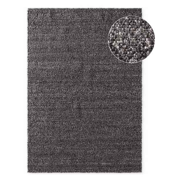Tmavě šedý ručně tkaný koberec z materiálu bouclé 200x290 cm Notting Hill Portobello – Ted Baker