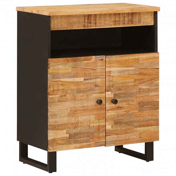 vidaXL Boční skříňka Hnědá 60 x 33 x 75 cm Masivní mangové dřevo