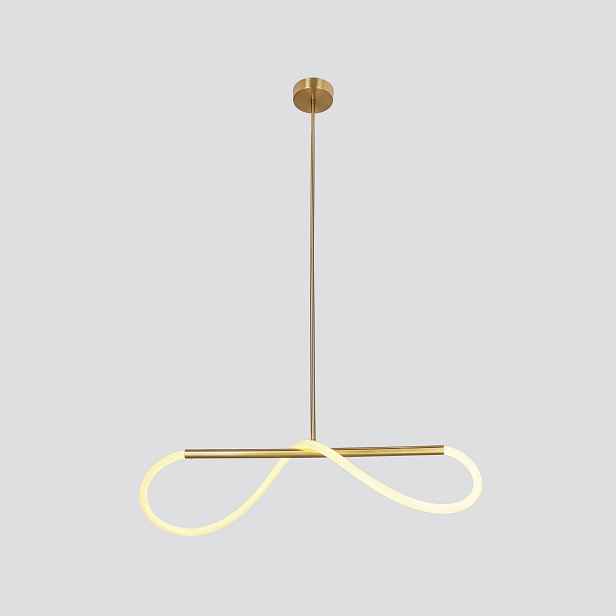 Závěsná Led lampa Candellux Supreme 80 cm 18W 3000K Osvětlení převis zlaté