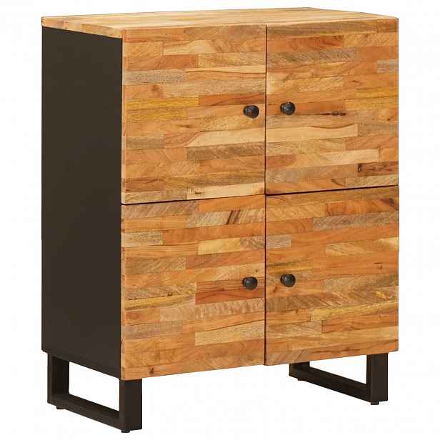vidaXL Boční skříňka Hnědá 60 x 33 x 75 cm Masivní mangové dřevo
