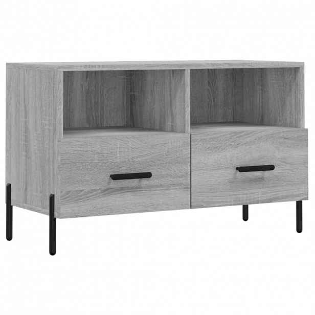 vidaXL TV skříňka šedá sonoma 80 x 36 x 50 cm kompozitní dřevo