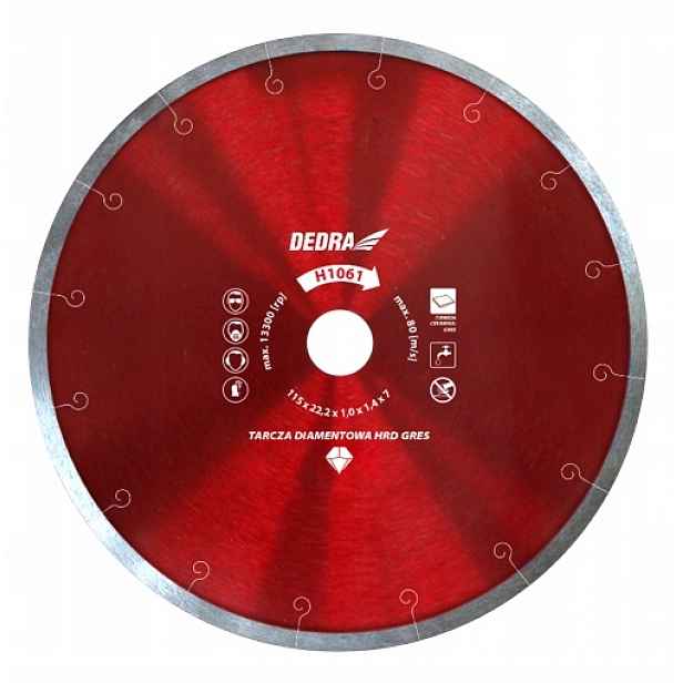 Dedra Diamantový Kotouč Hrd Gres 200/25,4 mm H1065E