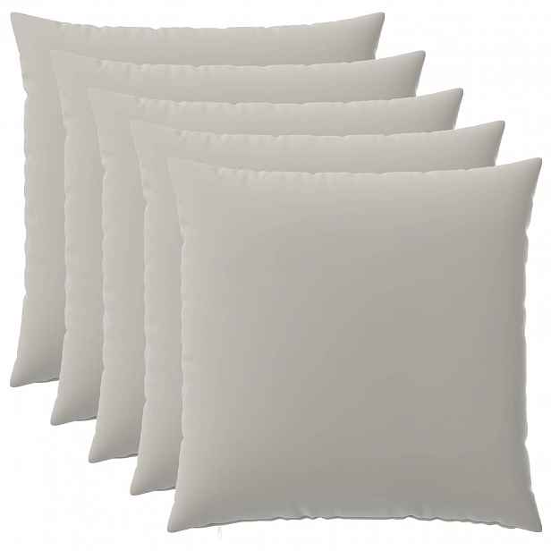 vidaXL Povlak na polštář 6 pcs HEERLEN Šedá 65 x 65 cm Polyester