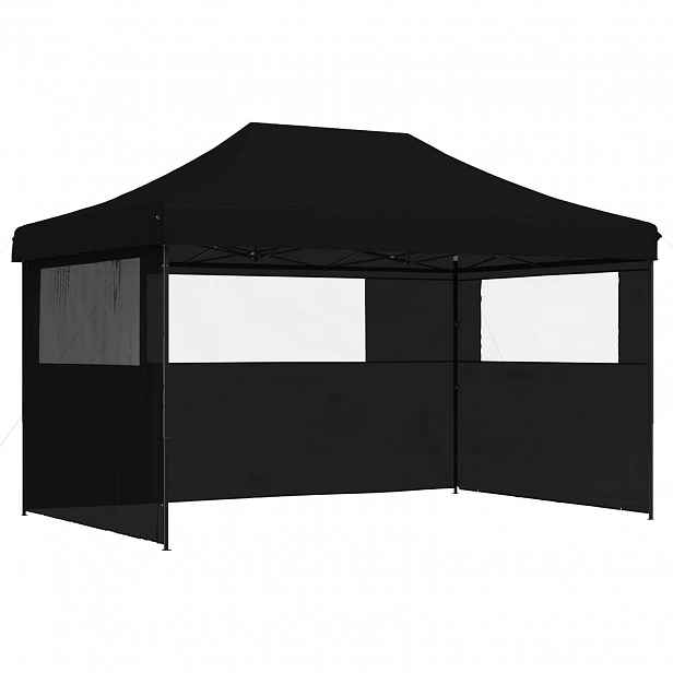 vidaXL Party Stan 292 x 440 x 315 cm Černá Oxford látka