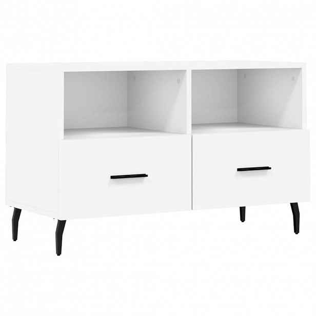 vidaXL TV skříňka bílá 80 x 36 x 50 cm kompozitní dřevo