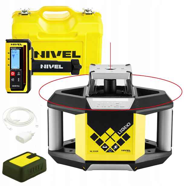 Laserový nivelátor Nivel System NL300R 500 m IP54 Set