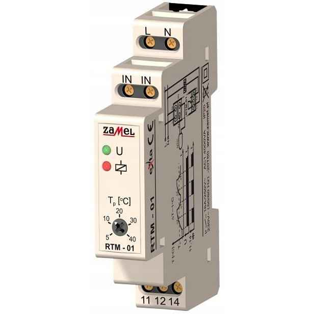 Regulátor teploty RTM-01 Zamel 5-40st.C