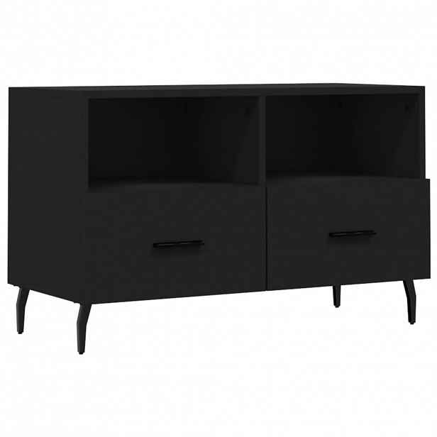 vidaXL TV skříňka černá 80 x 36 x 50 cm kompozitní dřevo