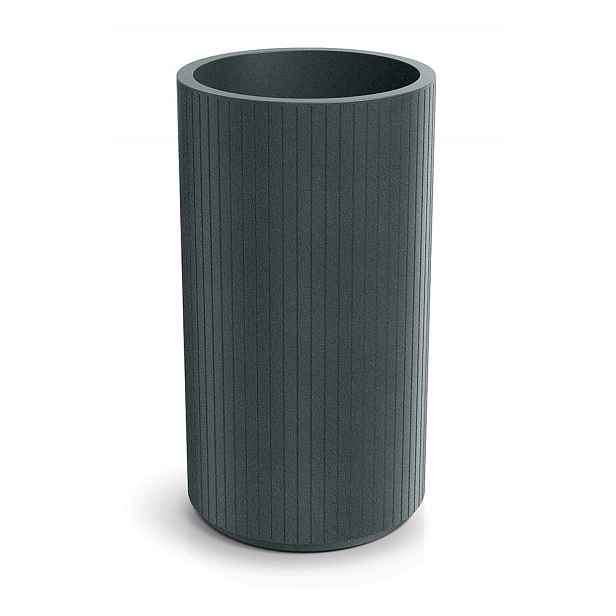Ethick Květináč CORO ROUND HIGH 40 cm, grafit