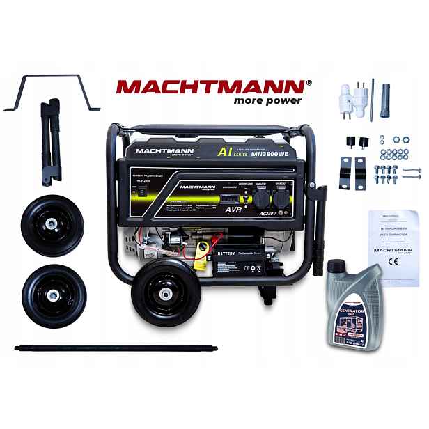 Generátor Generátoru 3000W Machtmann MN3800WE