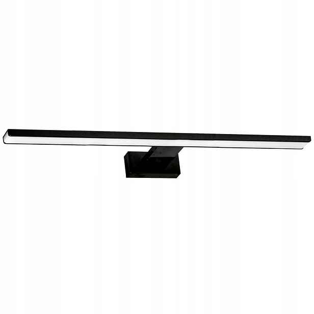 Nástěnné svítidlo Shine Black 80x11,5x4 cm 15W Led IP44 Koupelnové černé