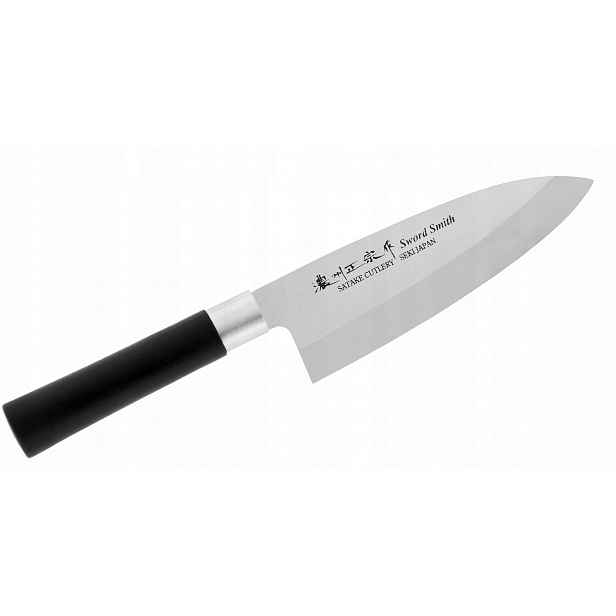 nůž deba Satake Saku 16 cm ocel molybdenový jednostranný Seki Japonsko