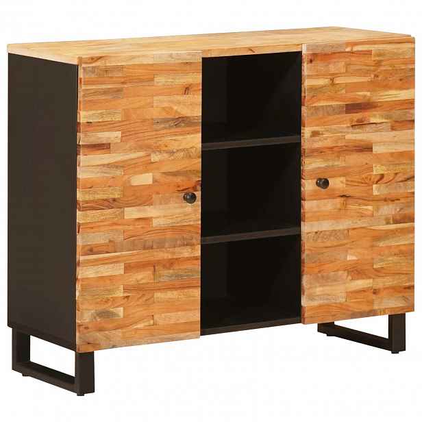vidaXL Boční skříňka Hnědá 90 x 33 x 75 cm Masivní mangové dřevo