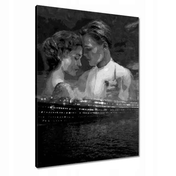Obrazy 60x80 Titanic Černobílé