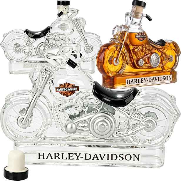 Karafa na whisky a likérovou vodu Motocykl 350 ml Skleněná láhev jako Dárek