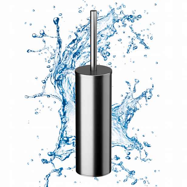 Cersanit Stojící Wc kartáč Gun Metal – moderní design