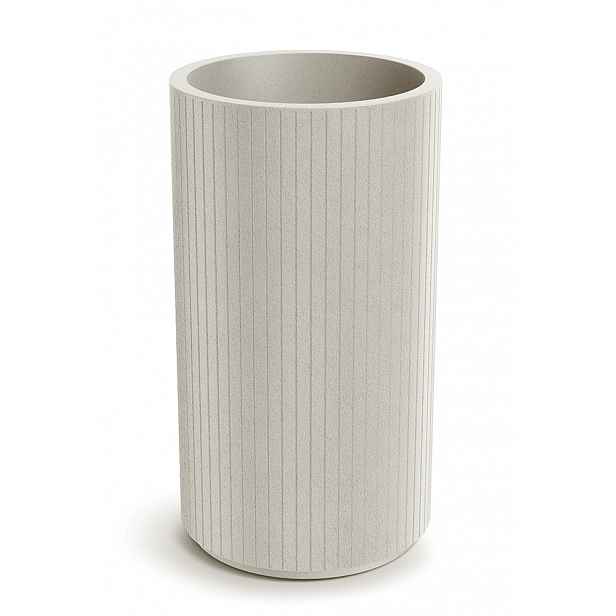 Ethick Květináč CORO ROUND HIGH 40 cm, písková
