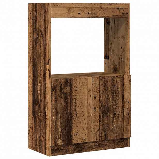 vidaXL Skříň highboard old wood 63 x 33 x 100 cm kompozitní dřevo