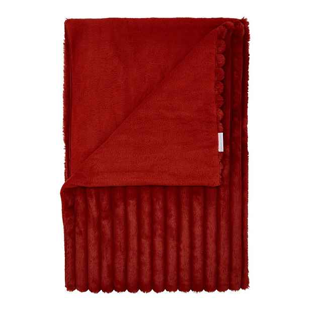 Deka z mikroplyše 130x170 cm Cosy Ribbed – Catherine Lansfield