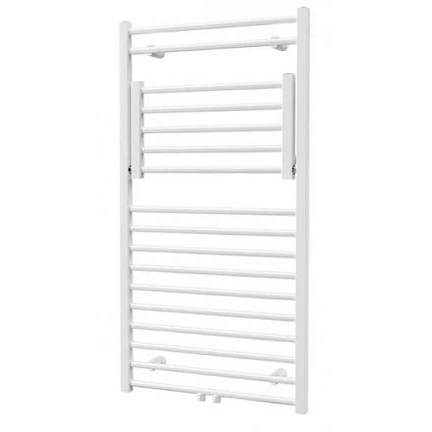 Radiátor ISAN Flexi 155,5x60 cm bílá, středové připojení DFLE15550600SS