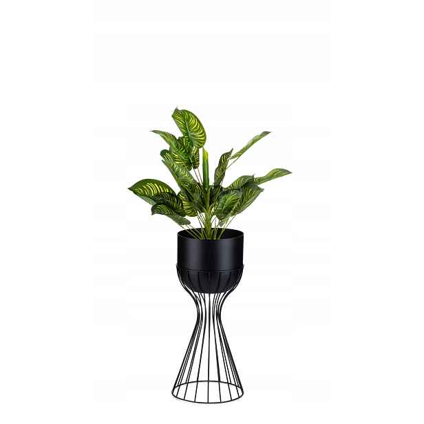 Držák Na Květináč stojící s krytem 46 cm industriální Loft