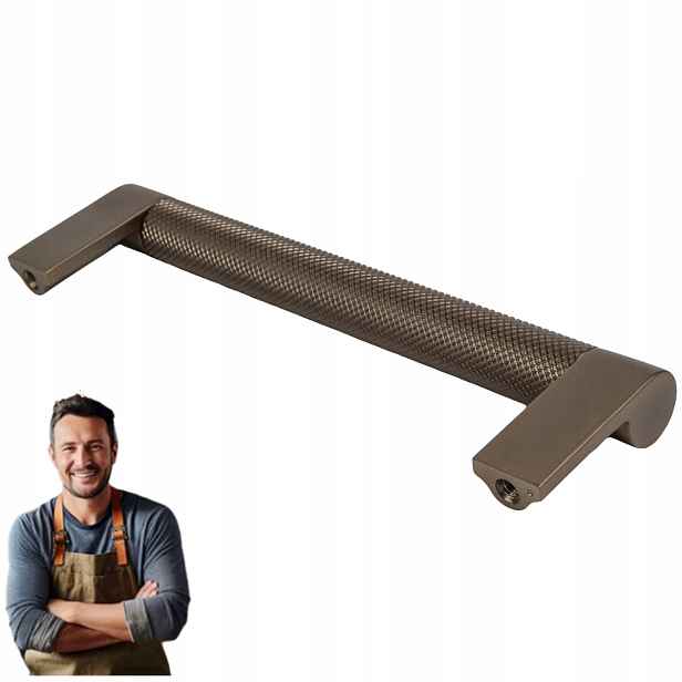Nábytková Úchytka pro skříňku Zásuvky Amatio 160 mm Hnědé ramínko