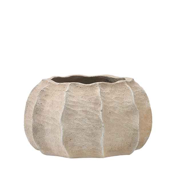 Pottery Pots Květináč Gobi Low, barva popelavě taupe, více velikostí - PotteryPots Velikost: S - ø 36,4 cm | v. 21,5 cm