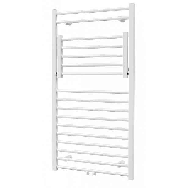 Radiátor ISAN Flexi 155,5x60 cm bílá, středové připojení DFLE15550600SS