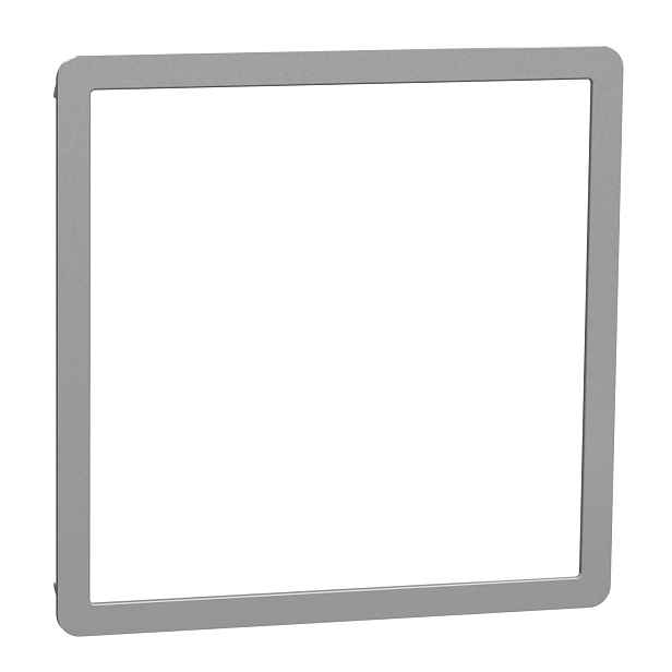 Rámeček dekorativní Schneider Electric Unica Nová Studio Outline jednonásobný aluminium