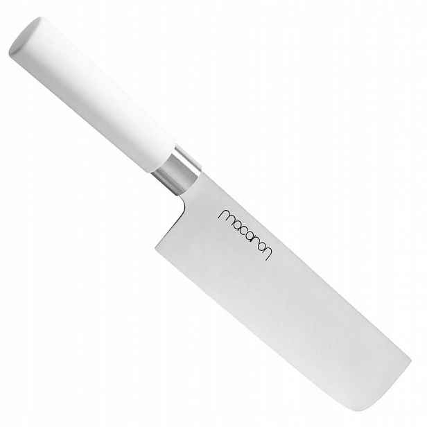 Satake nůž Macaron White Japonský Nůž Nakiri Sekáček na sekání 17 cm