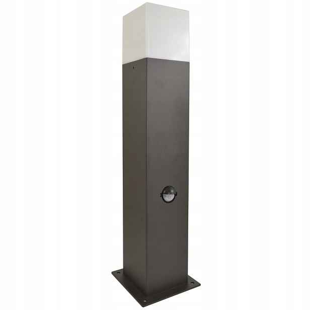 Stojací zahradní lampa s pohybovým senzorem, nízká, obdélníková, 44 cm Polux