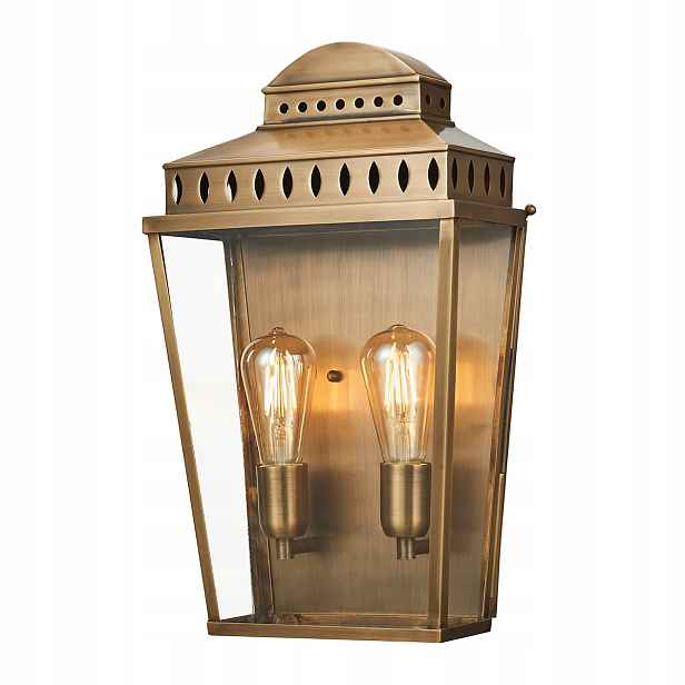 Venkovní nástěnná lampa Elstead Mansion House mosaz E27 60W IP44