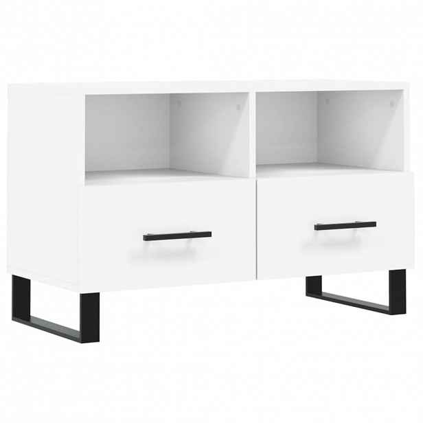 vidaXL TV skříňka bílá 80 x 36 x 50 cm kompozitní dřevo
