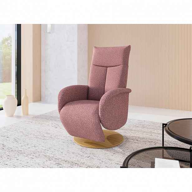 Sit & More RELAXAČNÍ KŘESLO, textil, lilková