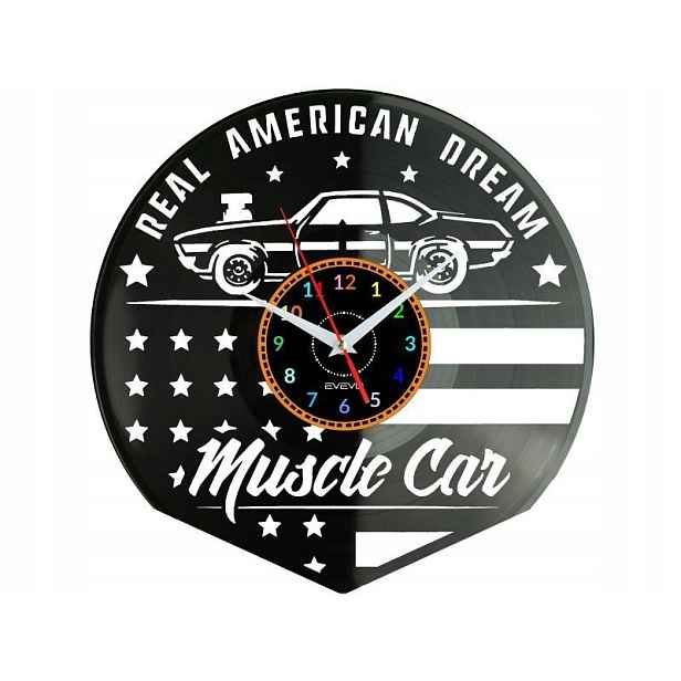 American Muscle Car Nápad na Dárek Nástěnná Dekorace z vinylové desky