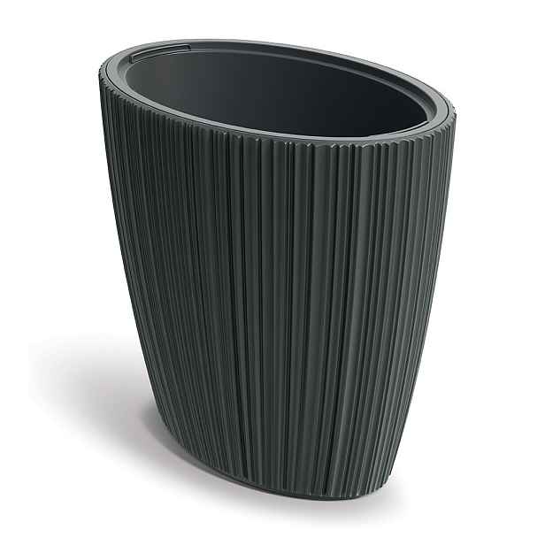 Prosperplast Květináč Oros 59,5 cm tmavě šedý