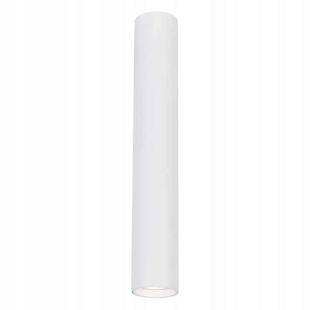 Stropní bodové svítidlo tuba 40 cm bílá, moderní spot Milagro
